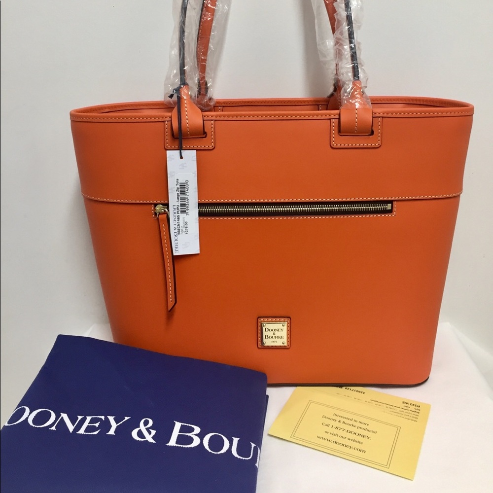 Dooney and Bourke Beacon Large Zip Tote NWT